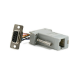 Monoprice 1152 cable gender changer DB9F RJ-45 Gray, Silver