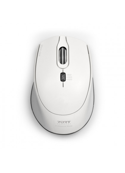 Port Designs 900714 mouse Ambidextrous RF Wireless + USB Type-C 1600 DPI