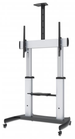 Image of Manhattan TV & Monitor Mount, Trolley Stand, 1 screen, Screen...