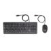 HP 150 Wired Mouse and keyboard Mouse included USB AZERTY Belgian Black