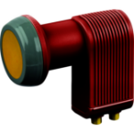 Schwaiger SPS6914R 531 low noise block downconverter (LNB) Rood