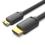Vention HDMI-C Male to HDMI-A Male 4K HD Cable 1.5M Black