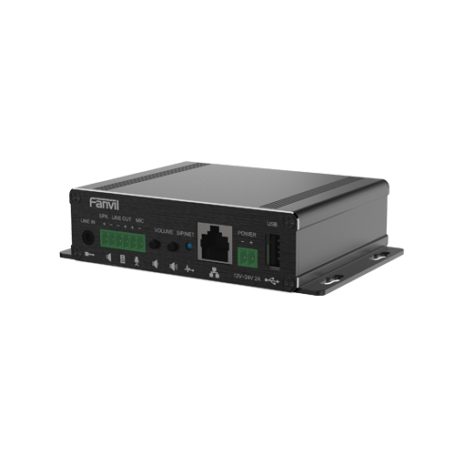 PA3 FANVIL PA3 - Black - Desktop/Wall mounting - Status - SIP v1 (RFC2543) - v2 (RFC3261) over UDP/TCP/TLS RTP/RTCP/SRTP STUN DHCP IPv6 PPPoE L2TP OpenVPN... - 10,100 Mbit/s - 10/100Base-T(X)