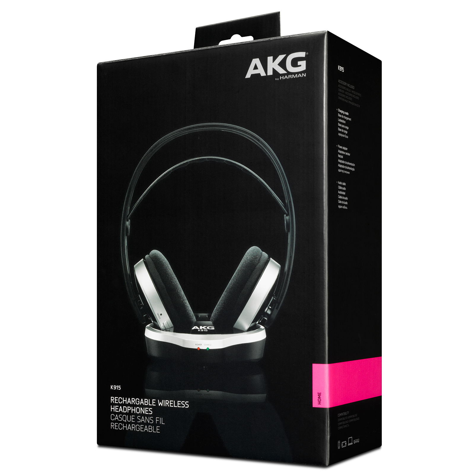 AKG K915 cuffia e auricolare Cuffie Padiglione auricolare Nero, 2 nello  stock di distributori/grossisti per la rivendita - Stock In The Channel