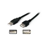 AddOn Networks 6" USB A - USB A USB cable 0.15 m USB 2.0 Black
