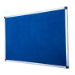 Bi-Office Fire Retardant Notice Board insert notice board Indoor Blue Aluminium