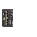 Cisco IE-3300-8T2X-A network switch Managed Gigabit Ethernet (10/100/1000) Black