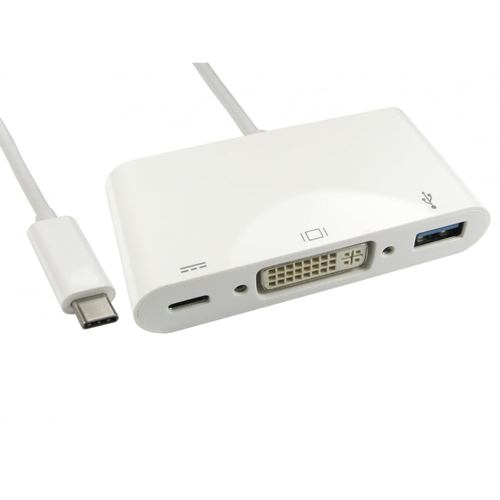 Photos - Other for Laptops Cablenet 15cm USB 3.1c - DVI & USB 3.0 with PD Function (Power Del 24