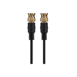 Maplin BNC Male Connector to BNC Male Connector Coaxial Cable 1.5m Black