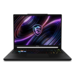 MSI Raider 16 U7 251HX 16GB 1TB 5070TI Intel Core Ultra 7 Laptop 40.6 cm (16") Quad HD+ DDR5-SDRAM SSD NVIDIA® GeForce RTX™ 5070 Ti Laptop GPU Wi-Fi 7 (802.11be) Windows 11 Home Black