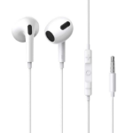 Baseus Headphones In Ear Wired 3.5mm H17 White