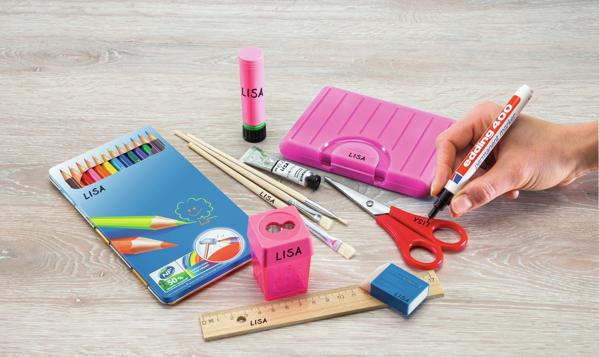 Edding 400 permanent marker Black 10 pc(s)