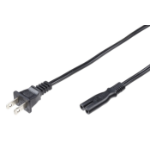 Microconnect PE110718 power cable Black 1.8 m Power plug type A C7 coupler
