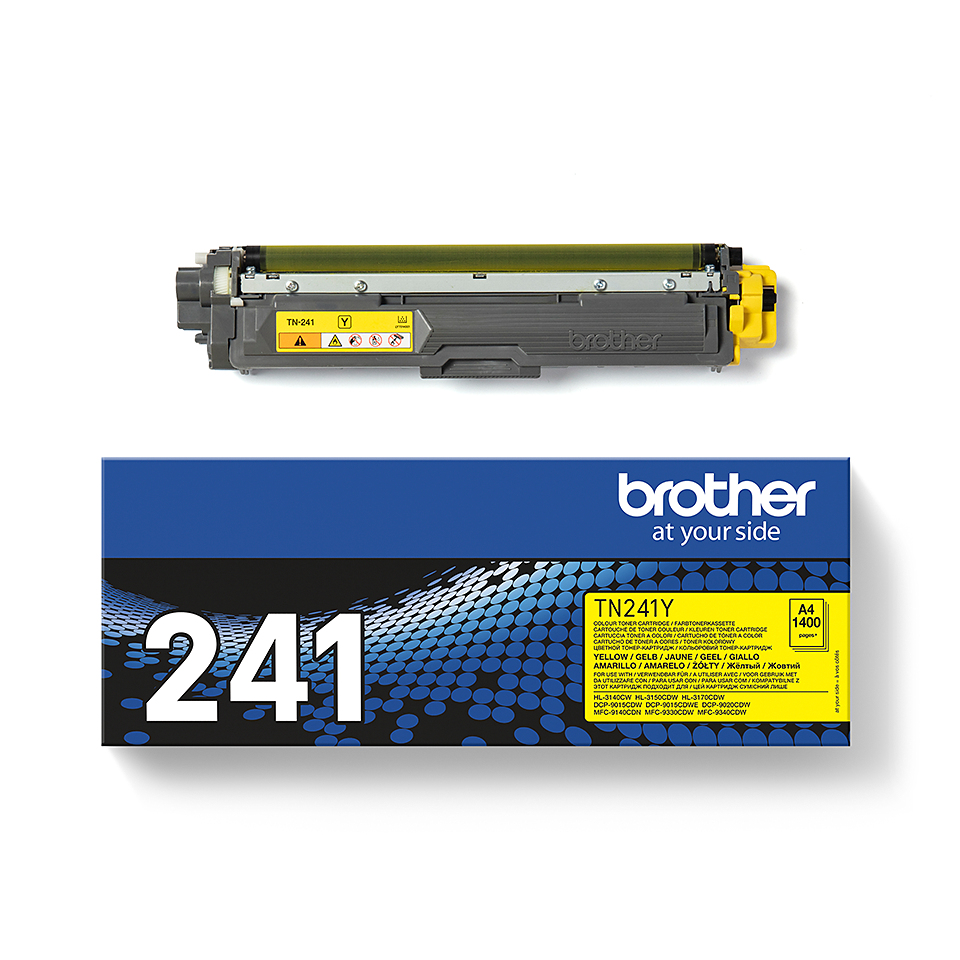 Brother TN-241Y Toner-kit yellow, 1.4K pages ISO/IEC 19798 for Brother HL-3140