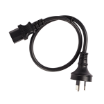 4Cabling 0.5m IEC C13 10A Power Cable | Black