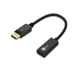Siig CB-DP1T12-S1 video cable adapter DisplayPort HDMI Black