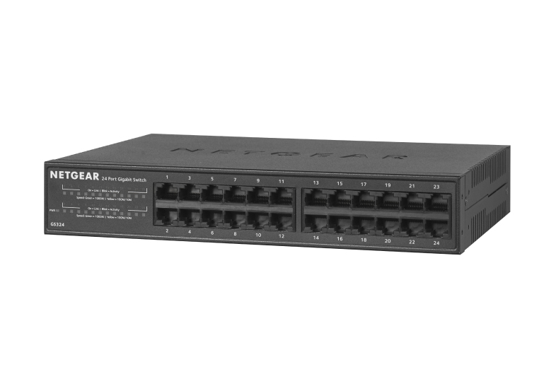 Image of NETGEAR GS324 Unmanaged Gigabit Ethernet (10/100/1000) Black