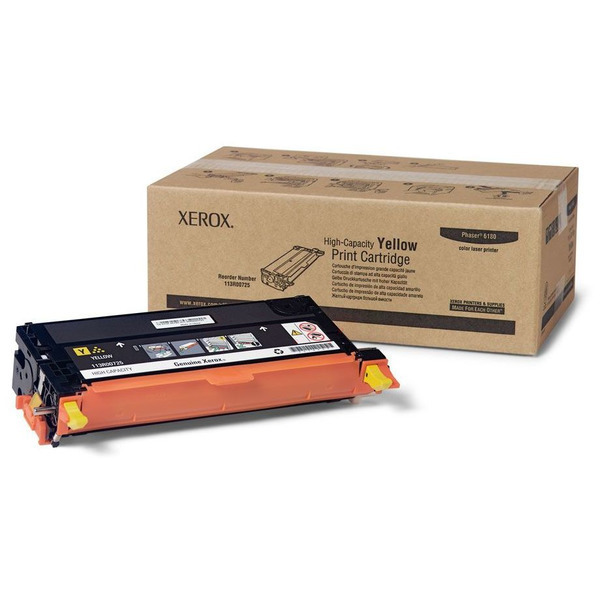 Image of Xerox 113R00733 Toner cartridge yellow metered, 6K pages/5% for...