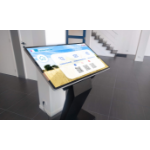 Allsee Technologies TWP43B Signage Display Kiosk design 109.2 cm (43") LCD Wi-Fi 500 cd/m² 4K Ultra HD Black Touchscreen Built-in processor 24/7