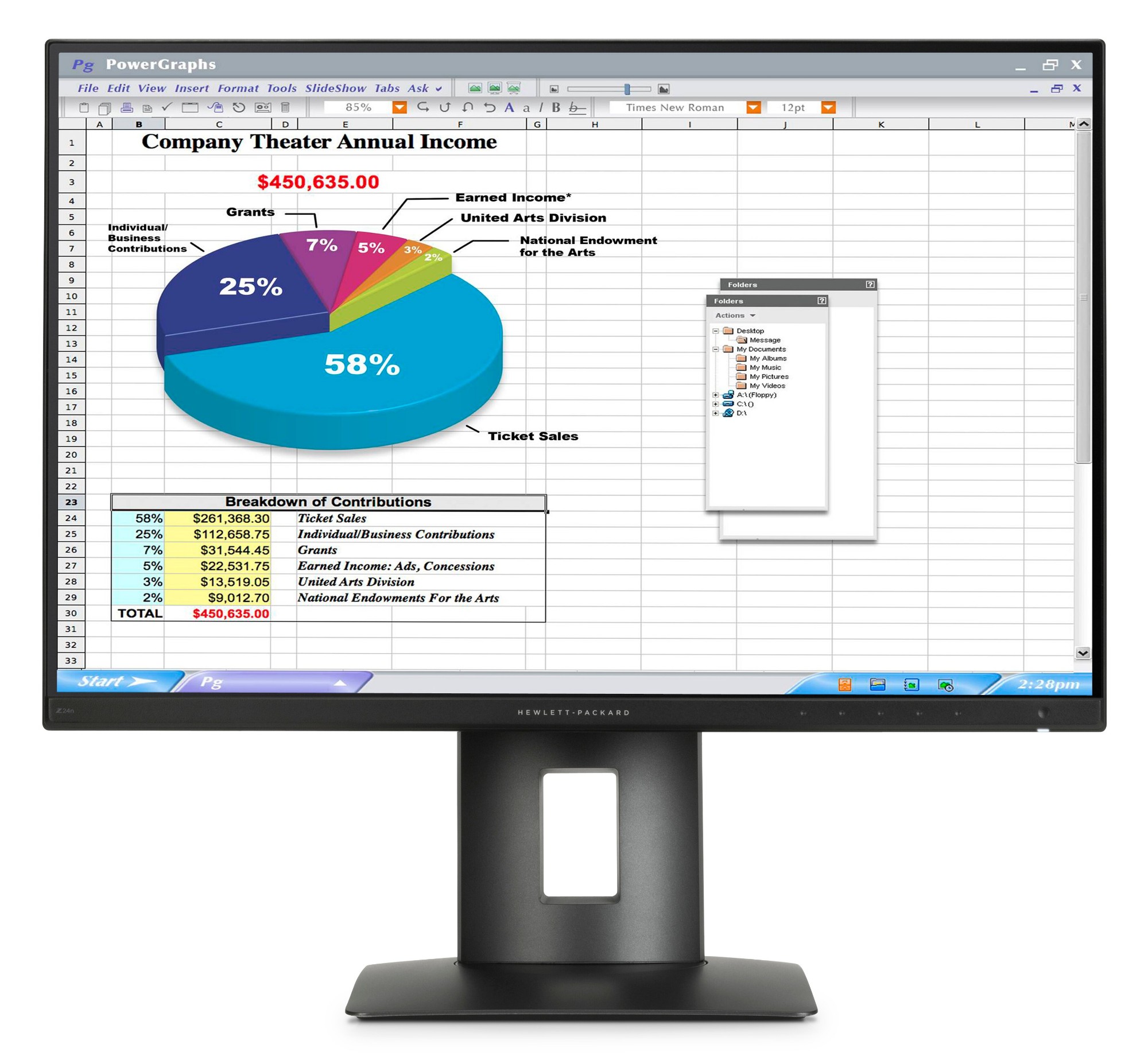 HP Z24n LED Display 61 Cm (24") 1920 X 1200 Pixels Black