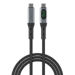 4smarts 541438 USB cable USB4 Gen 2x2 1.5 m USB C Black, Grey