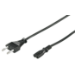 Microconnect PE030718 power cable Black 1.8 m Power plug type C C7 coupler