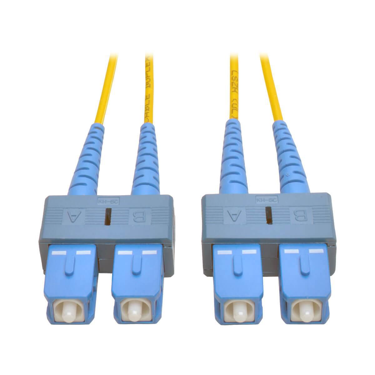 Tripp Lite N356-09M Duplex Singlemode 9/125 Fiber Patch Cable (SC/SC).