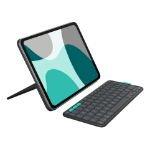 Logitech Flip Folio QWERTZ German Bluetooth Graphite