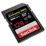 Sandisk Extreme PRO, 128 GB memory card SDXC Class 10 UHS-II