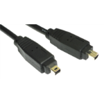 Cables Direct 3m firewire 4 Pin - 4 Pin 4-p Black