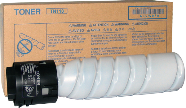 Konica Minolta A3VW050/TN-118 Toner-kit black, 2x12K pages/5% Pack=2 for KM Bizhub 215