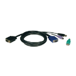 Tripp Lite USB/PS2 Combo Cable Kit for NetController KVM Switches B040-Series and B042-Series, 6-ft.