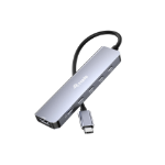 Equip USB-C 6 in 1 Multifunctional Adapter, HDMI 4K/60Hz, USB-C Gen2 x 4 (10Gbps), 100W USB PD