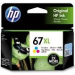 HP #67XL Tri Col Ink 3YM58AA