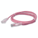 AddOn Networks ADD-7FSLCAT6A-PK networking cable Pink 83.9" (2.13 m) Cat6a U/UTP (UTP)