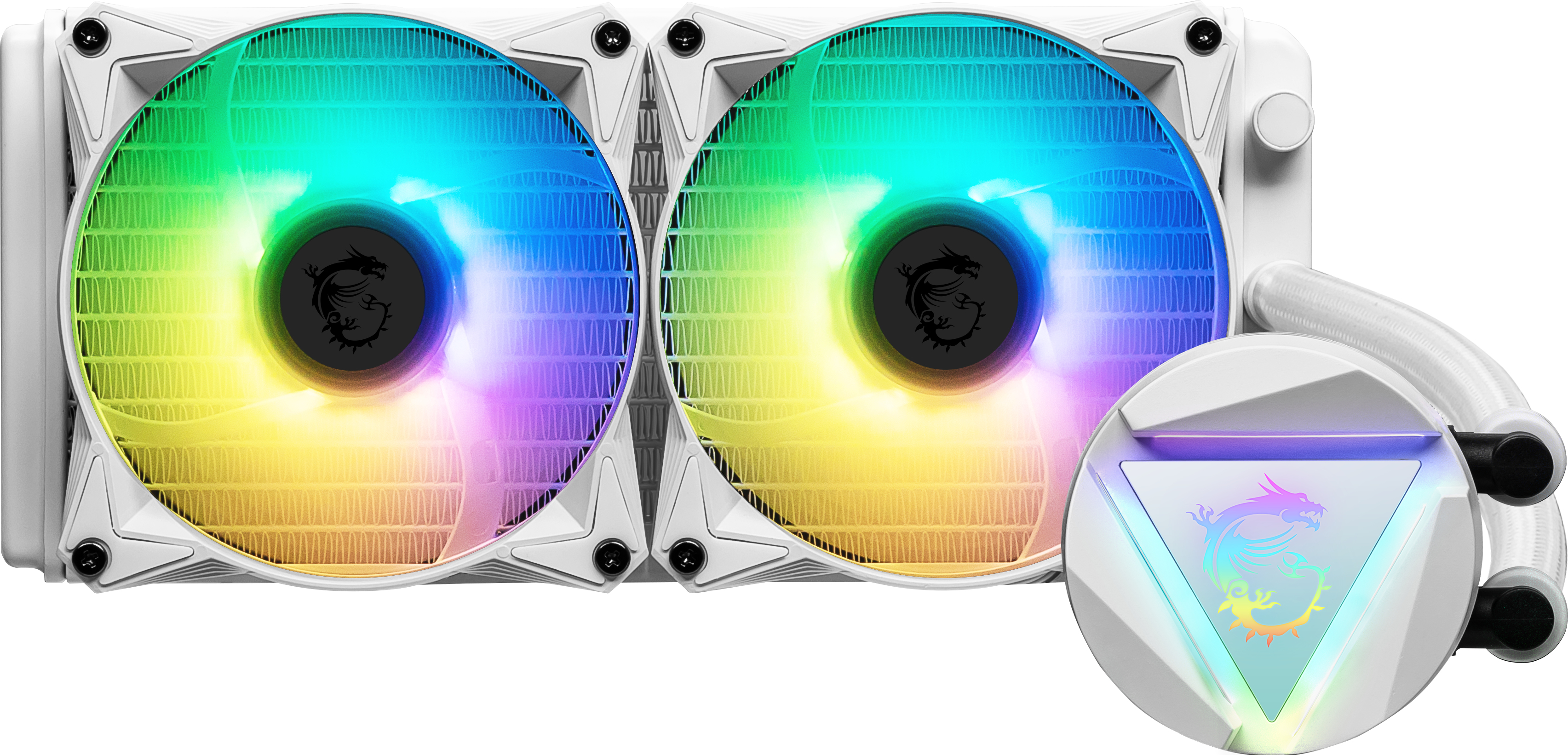 Image of MSI MAG CORELIQUID 240R V2 WHITE Liquid CPU Cooler '240mm...