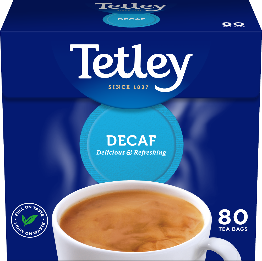 Tetley Decaffeinated Tea Bags Pack of 80