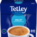 Tetley Decaffeinated Tea Bags Pack of 80
