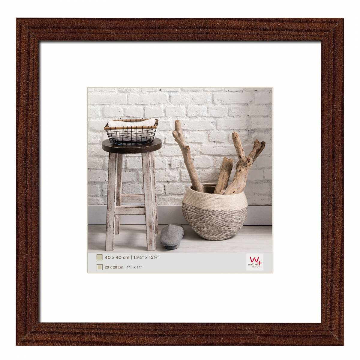 Image of walther design HO440N - Wood - Brown - Single picture frame - 28 x...
