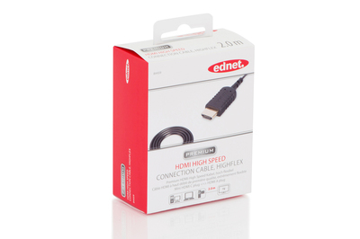 Image of Ednet 84458 HDMI cable 2 m HDMI Type A (Standard) Black