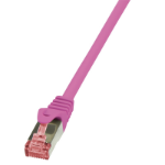 LogiLink 7.5m, Cat6 networking cable Pink S/FTP (S-STP)