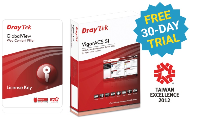 Draytek Web Content Filter Package for VigorFly 210 / Vigor2110 / 2120 / 2130 / 2710 / 2750 / 2760 / 2912 se