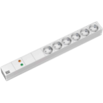 Bachmann 5x Schuko, 2m power extension 6 AC outlet(s) Grey