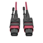 Tripp Lite N845-01M-12-MG fiber optic cable 39.4" (1 m) MPO/MTP CMP OM4 Black, Magenta