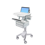 Ergotron StyleView Aluminium, Grey, White Laptop Multimedia cart