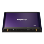 BrightSign XT1145 digital media player Black, Purple 8K Ultra HD