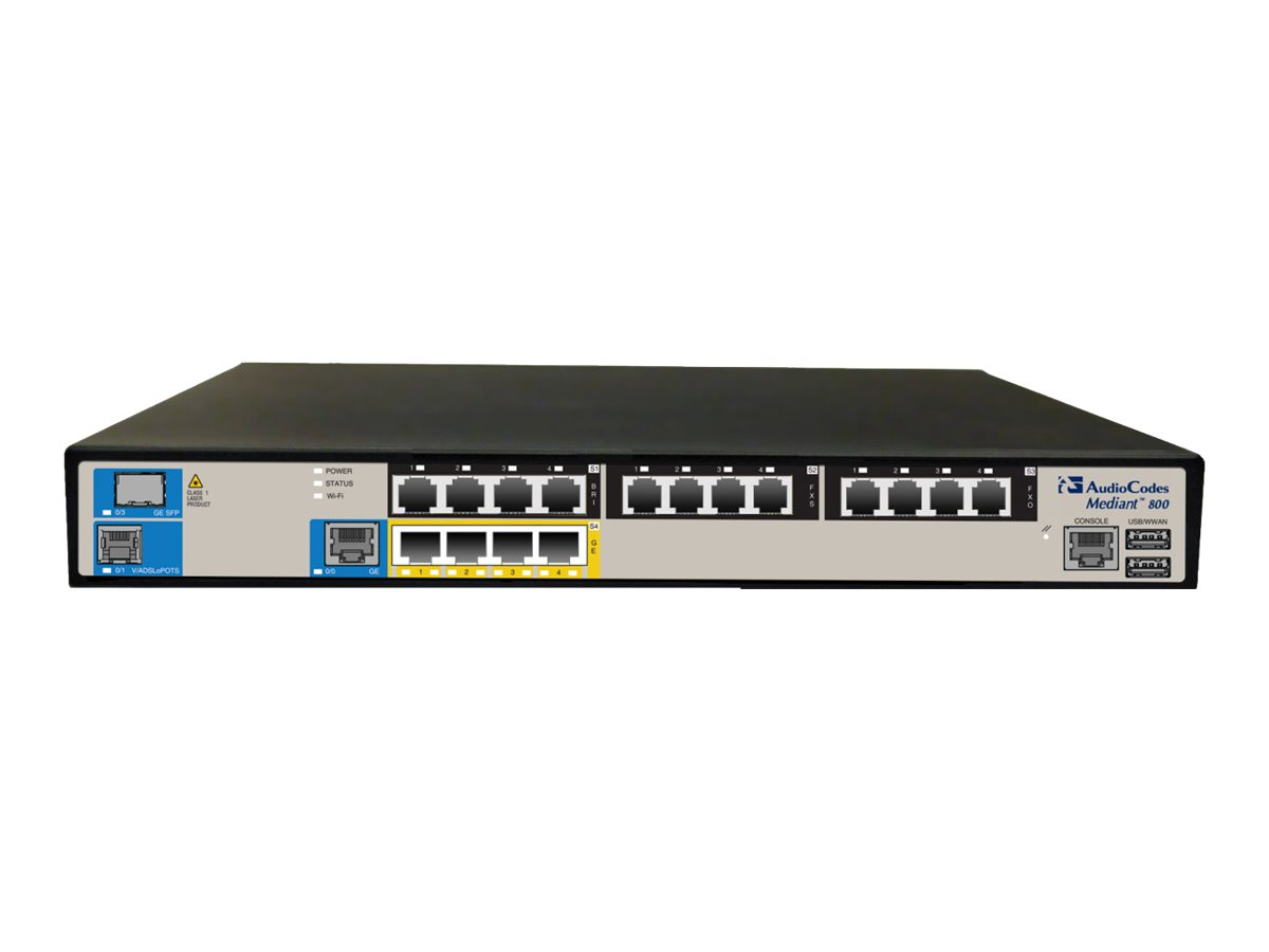 AudioCodes M800B-V-2ETF4S-4L gateway/controller 10, 100, 1000 Mbit/s