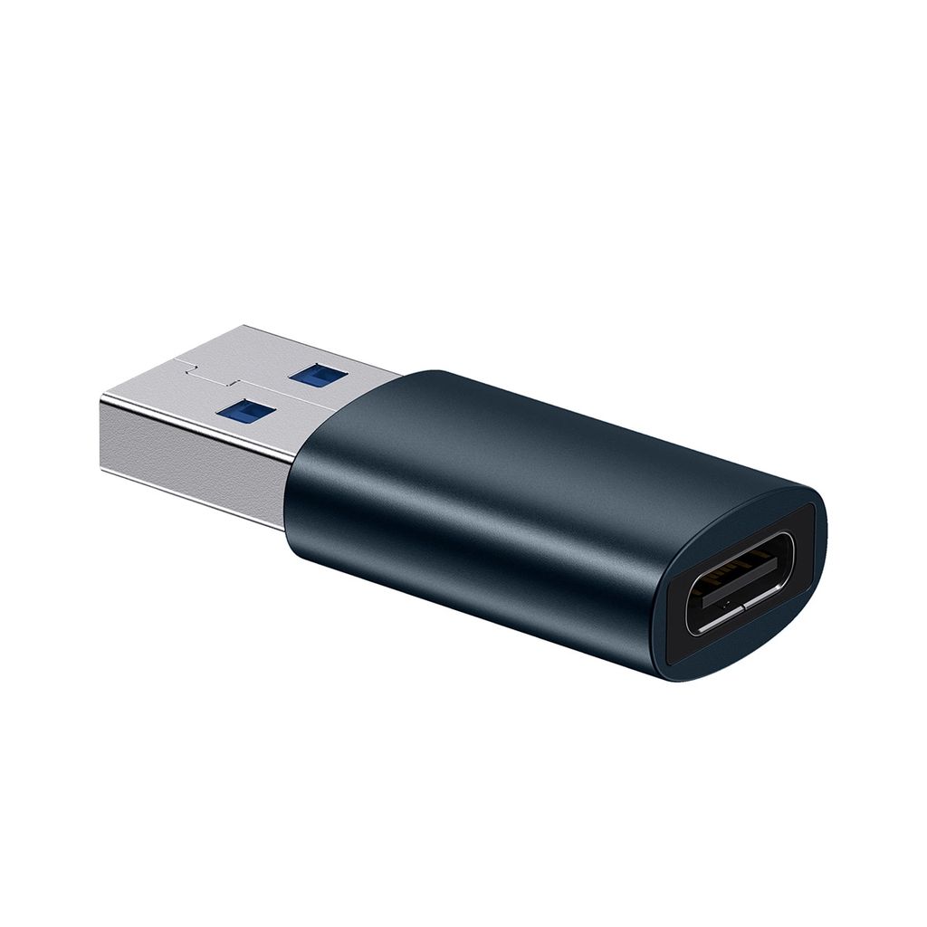 EU Product - USB-A to USB-C mini adapter OTG - Blue thumbnail