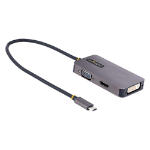 StarTech.com 118-USBC-HDMI-VGADVI USB graphics adapter 3840 x 2160 pixels Gray