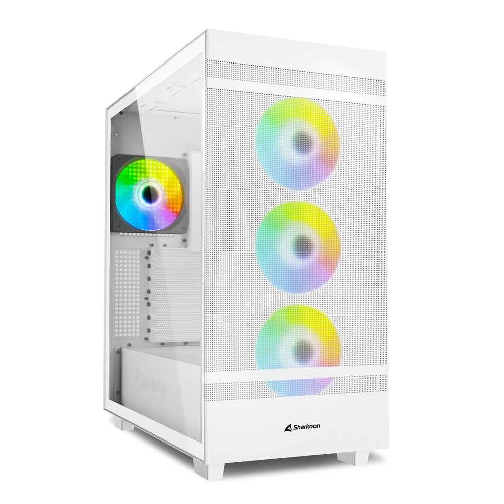 Image of Sharkoon REBEL C50 RGB ATX Full Tower White